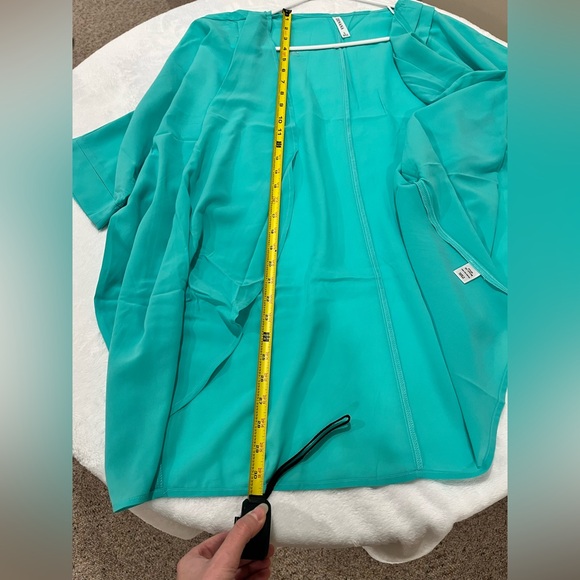 NWT Zenana Light Blue Kimono - Size Large - Picture 8 of 10